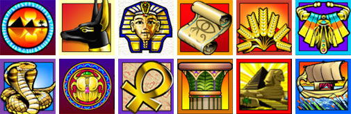 Treasure Nile symbols