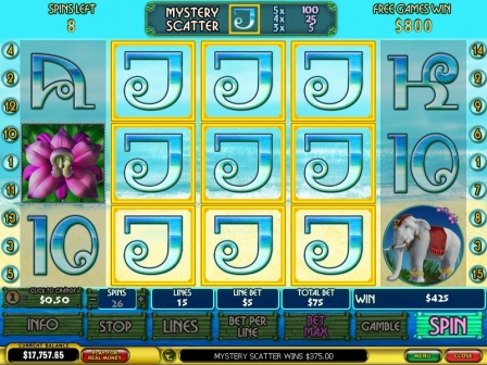 Thai Paradise Slot Machine: 10 Free Spins, Gamble Feature
