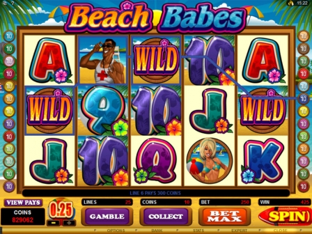 Beach Babes Slot Machine: Free Spins, Gamble Feature