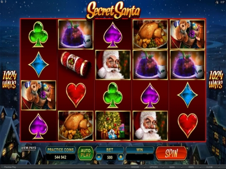 Secret Santa Slot Machine: 1024 Ways, Mystery Features, 5 of a Kind ...